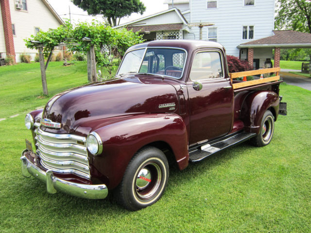 1950 Cape Maroon Chevrolet Other Pickups Standard Cab Pickup