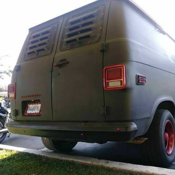 1971 Blue Chevrolet G20 Van Van