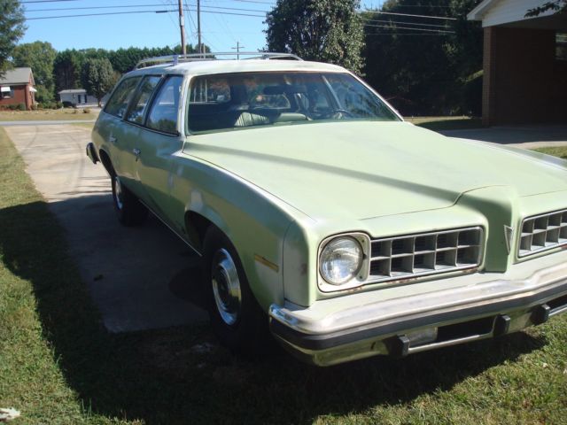 1975 Green Chevrolet LEMANS Wagon