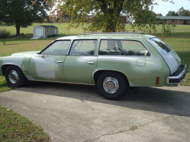 1975 Green Chevrolet LEMANS Wagon