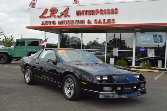 1987 Black Chevrolet Camaro Coupe