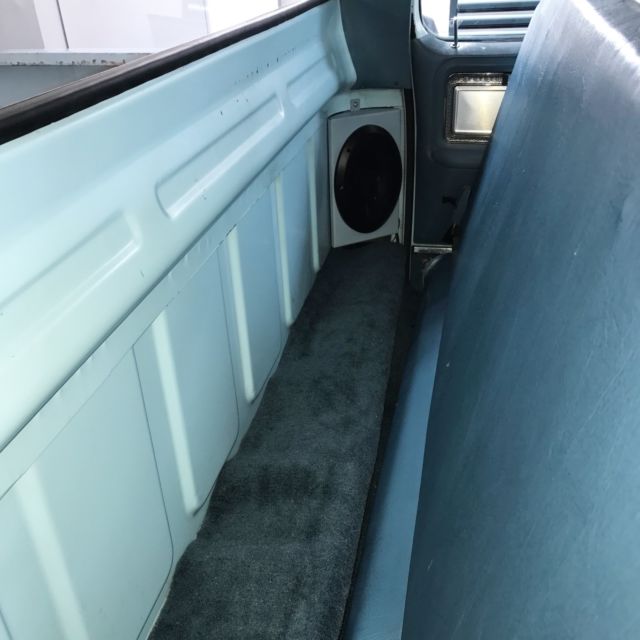 1978 baby blue Chevrolet C-10 short bed