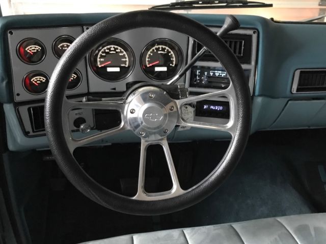 1978 baby blue Chevrolet C-10 short bed