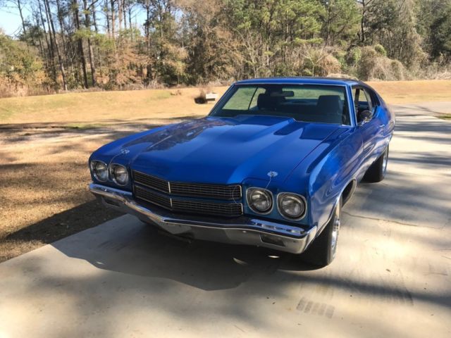 1970 Blue Chevrolet Chevelle Coupe
