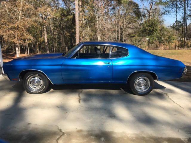 1970 Blue Chevrolet Chevelle Coupe