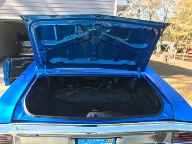 1970 Blue Chevrolet Chevelle Coupe