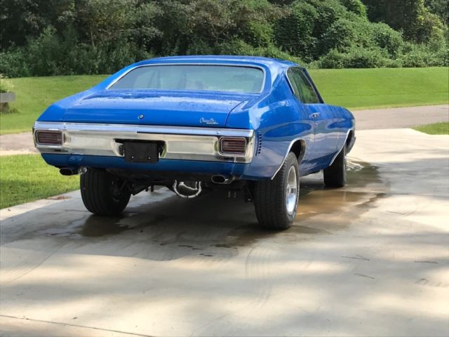 1970 Blue Chevrolet Chevelle Coupe