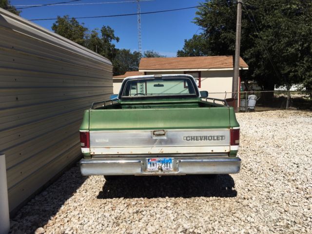 1974 Black Chevrolet C-10 Standard Cab Pickup