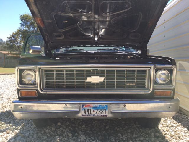 1974 Black Chevrolet C-10 Standard Cab Pickup