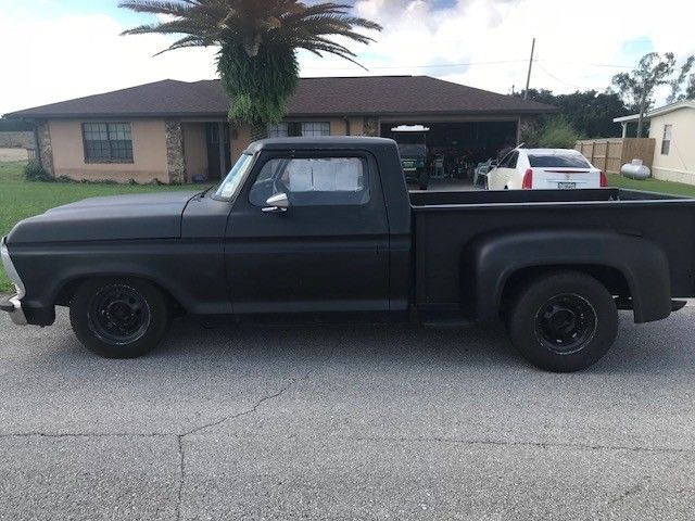 1977 Black Ford F-100 Cab & Chassis