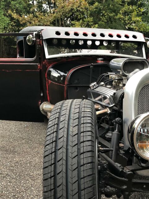1928 Black Ford Model A Coupe