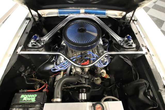 1965 White Ford Mustang Convertible