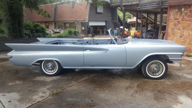 1961 Imperial Silver Chrysler 300 Series Convertible