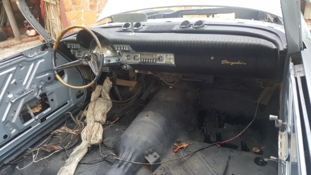 1961 Imperial Silver Chrysler 300 Series Convertible