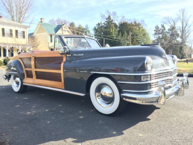 1948 Gray Chrysler Town & Country Convertible