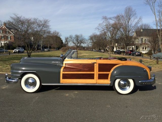 1948 Gray Chrysler Town & Country Convertible