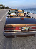1986 Brown Chrysler LeBaron Convertible