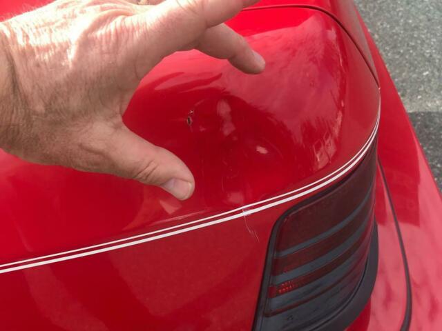 1992 Red Chrysler LeBaron Convertible