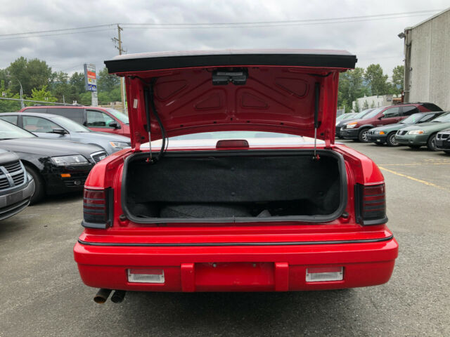 1992 Red Chrysler LeBaron Convertible