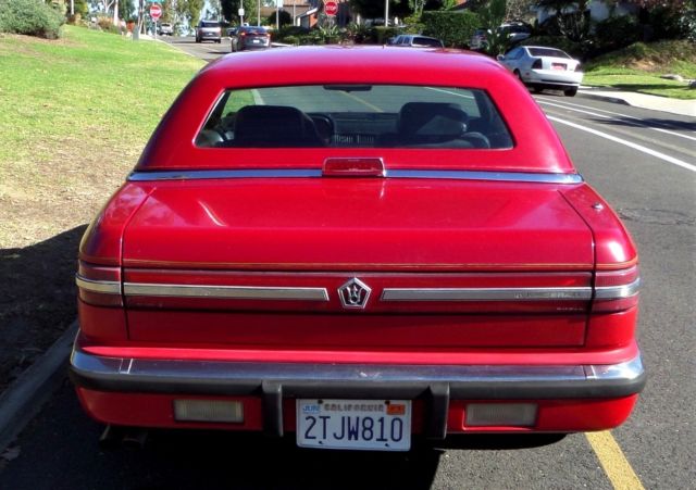1990 Red Chrysler MASERATI TC Convertible