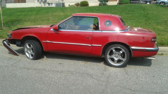 1989 red Chrysler Other Coupe