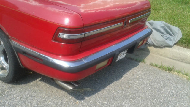 1989 red Chrysler Other Coupe