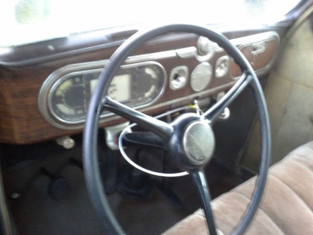 1937 Green Chrysler Other 4 door sedan