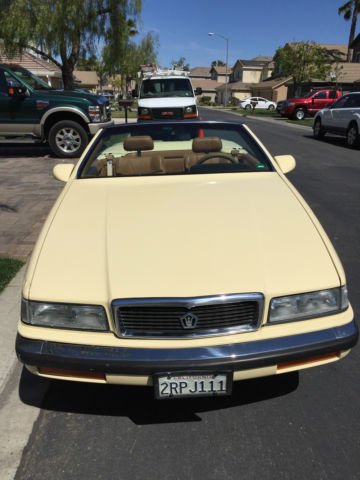 1989 Yellow Chrysler Other Convertible / Coupe
