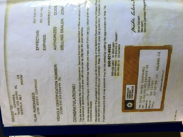 1985 Chrysler Town & Country