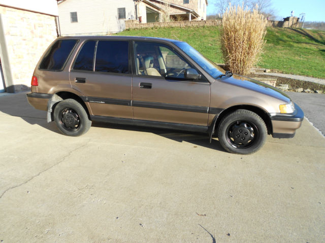 1991 Brown Honda Civic Wagon