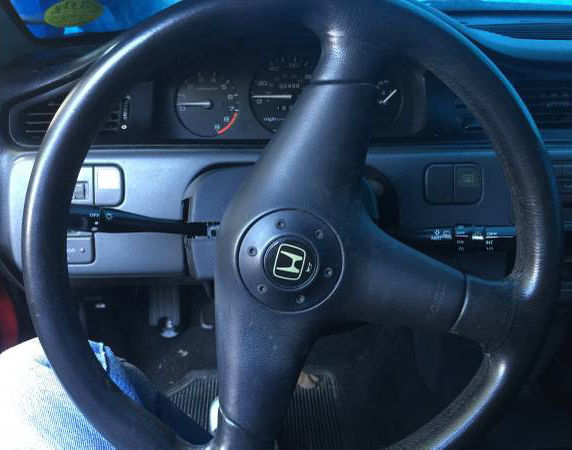 1993 Red Honda Civic Hatchback