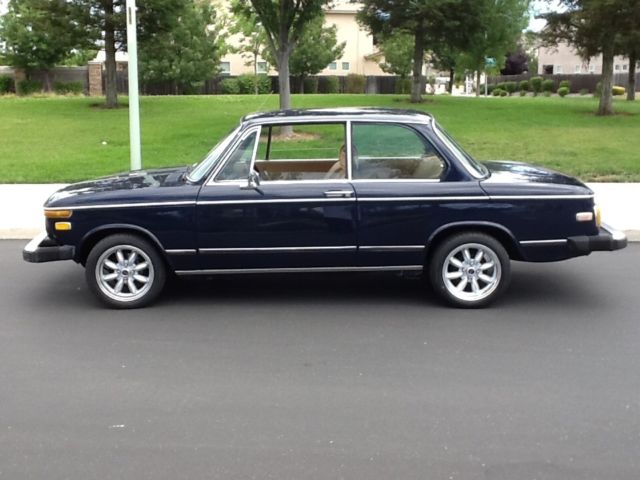 1974 Blue BMW 2002 Coupe
