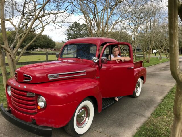 1949 Red Ford F-100