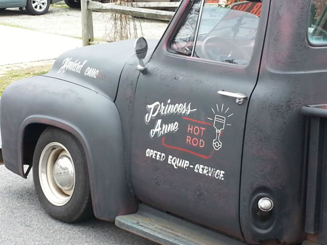 1954 Black Ford F-100