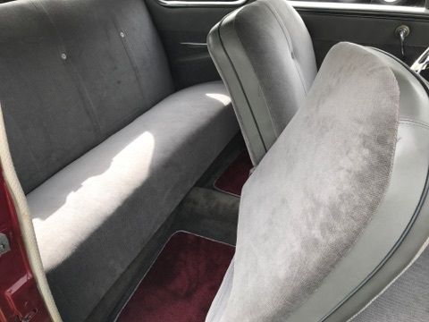 1947 Burgundy Ford Super Deluxe Coupe