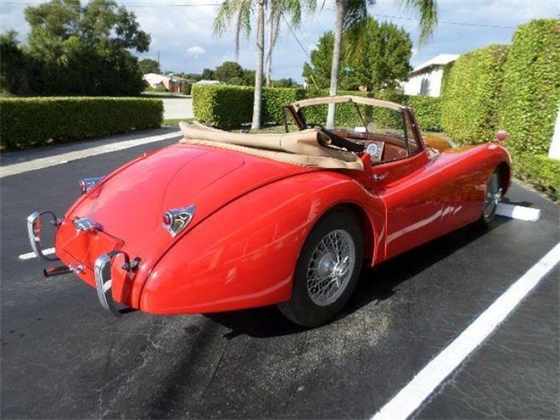 1954 Red Jaguar XK