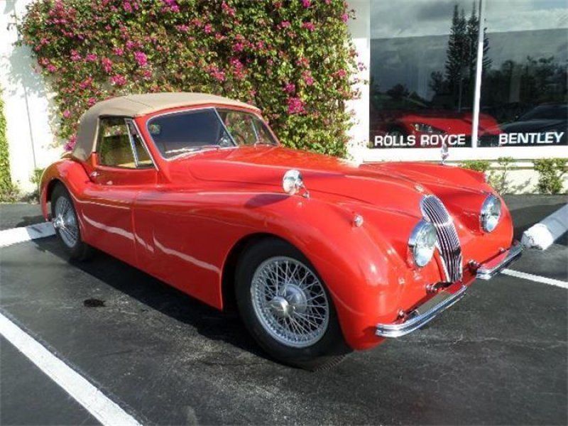 1954 Red Jaguar XK