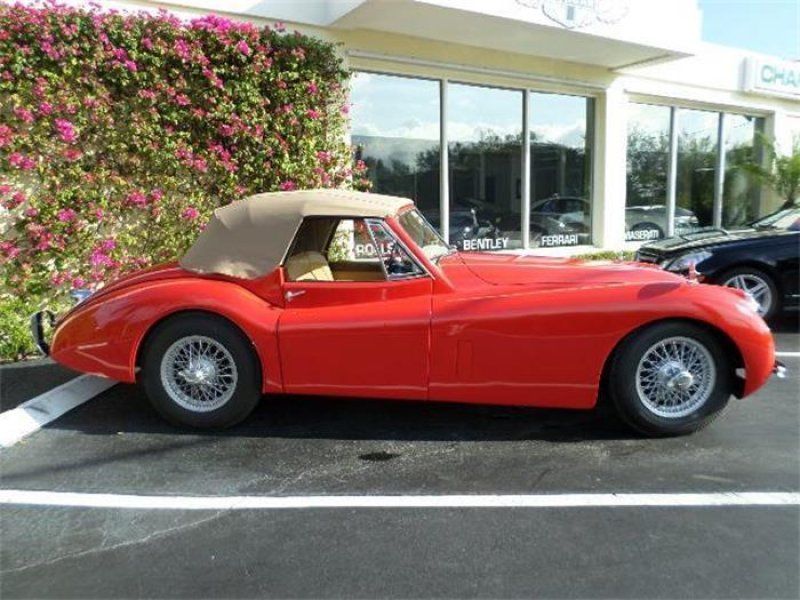 1954 Red Jaguar XK