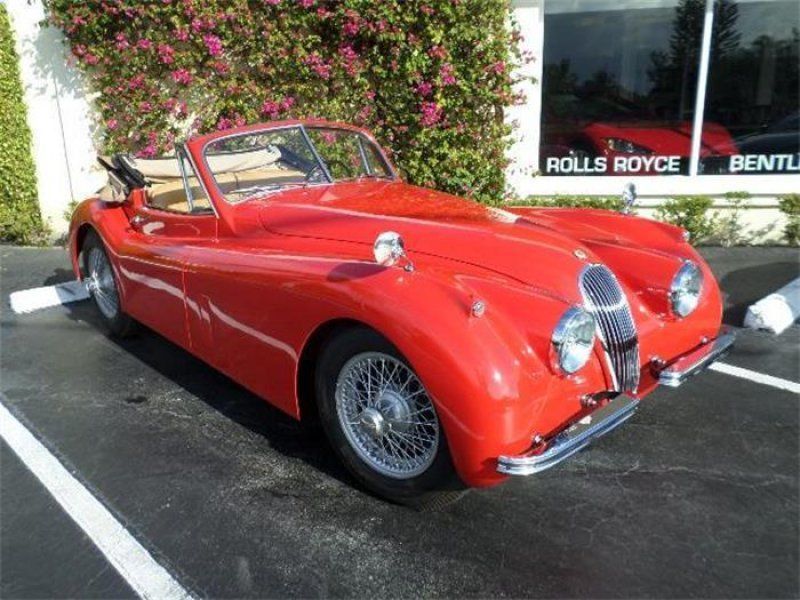 1954 Red Jaguar XK
