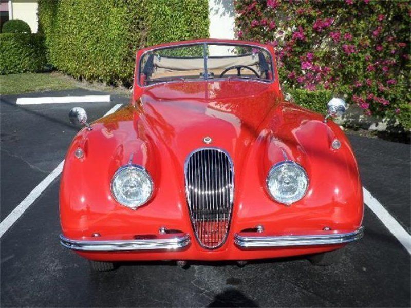 1954 Red Jaguar XK