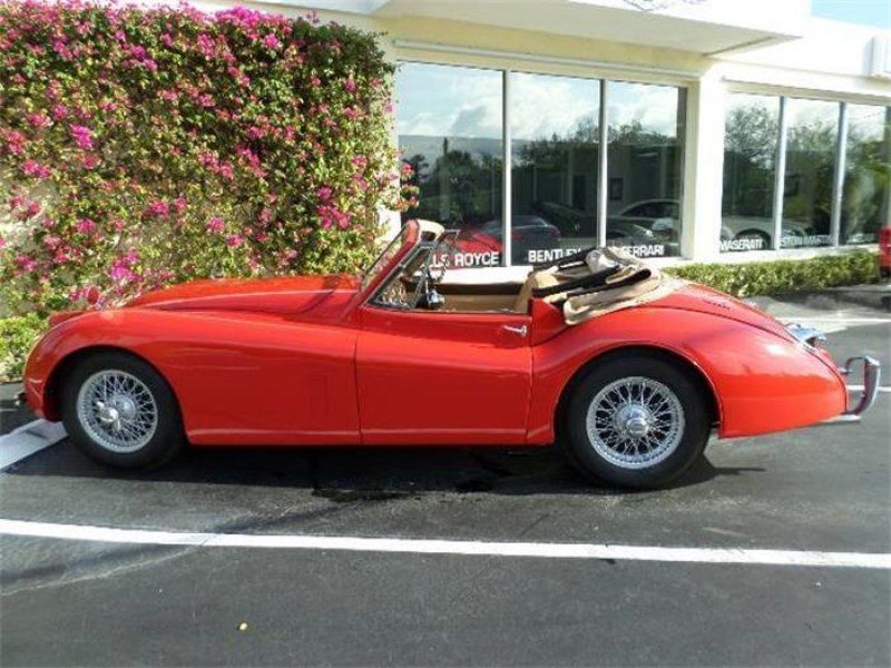 1954 Red Jaguar XK