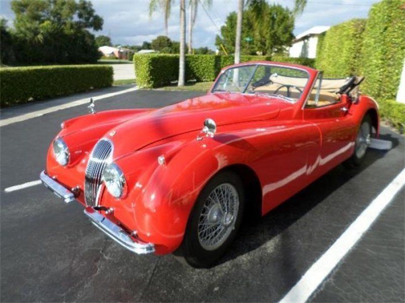1954 Red Jaguar XK