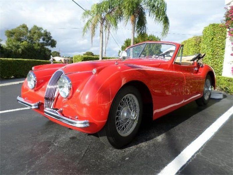 1954 Red Jaguar XK