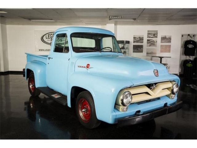 1955 Blue Ford F-100