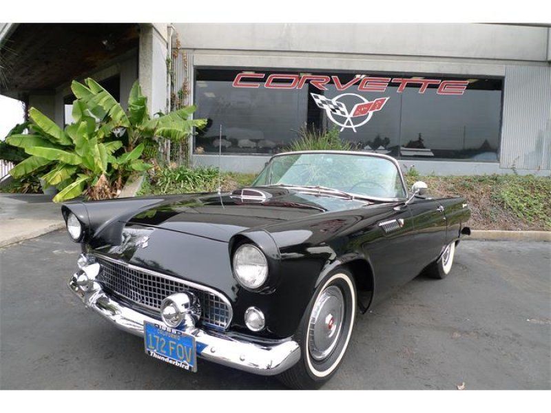 1955 Black Ford Thunderbird