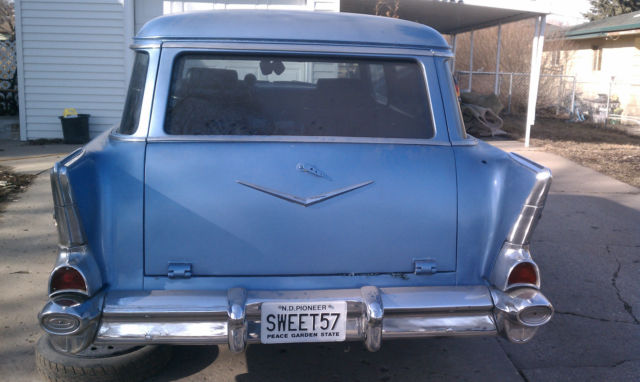 1957 Blue Chevrolet Bel Air/150/210 Wagon