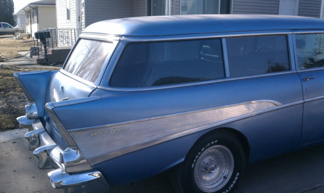 1957 Blue Chevrolet Bel Air/150/210 Wagon