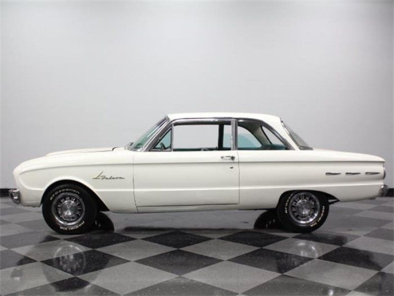 1961 White Ford Falcon
