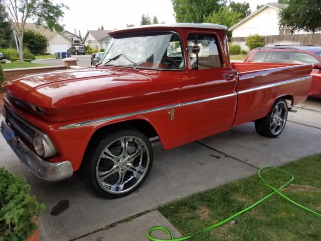 1963 Orange Chevrolet C-10 Standard Cab Pickup