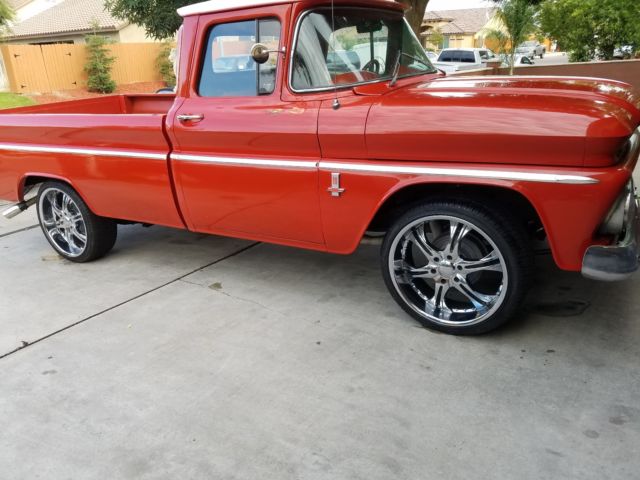 1963 Orange Chevrolet C-10 Standard Cab Pickup